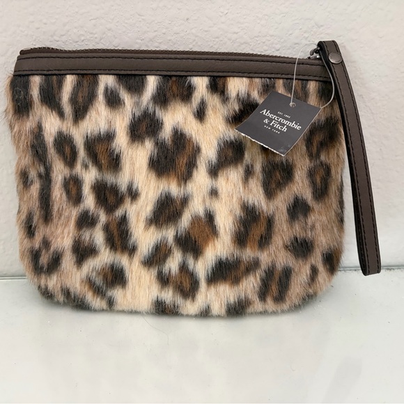 Abercrombie & Fitch Handbags - Abercrombie & Fitch Animal Print Wristlet
